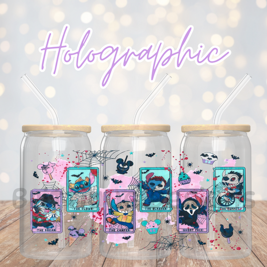 16oz Holographic UV DTF Wrap #40