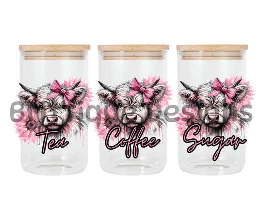 Highland | Canister Decal | 16oz Double Sided UV DTF | #413