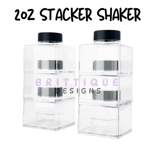 Stackable Glitter Shakers | Storage for Glitter, Rhinestones & Craft Supplies