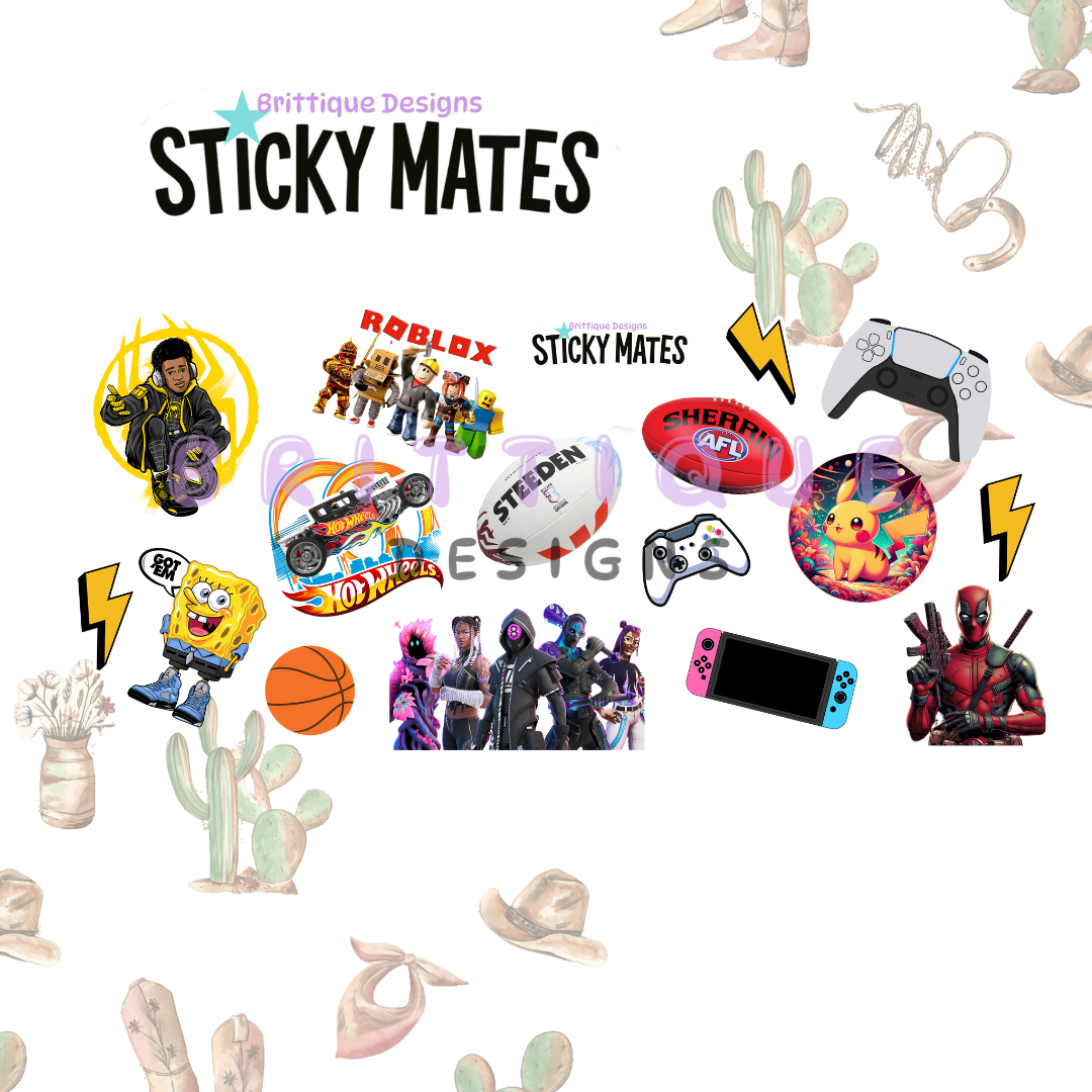 DIY 'Sticky Mates' Cup Kit