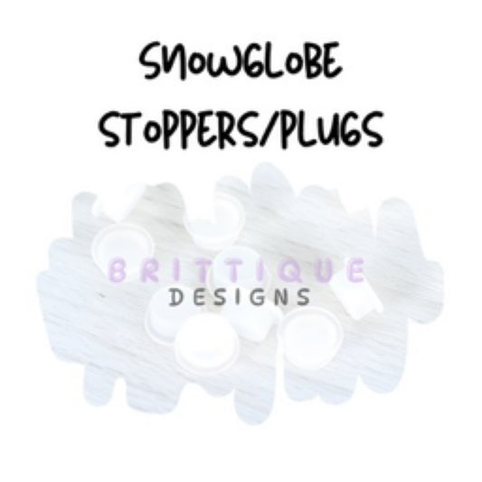 Snowglobe Stoppers/Plugs 5 Pack