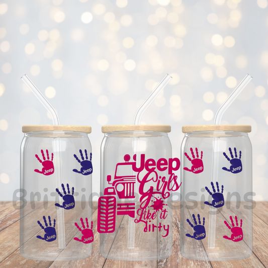 16oz Double Sided UV DTF Wrap #154