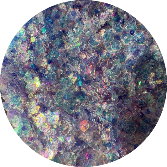 Amethyst Ice | Translucent Fluffy Glitter | 50g Shaker