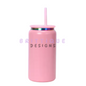 16oz Stainless Steel Rainbow Band Tumbler | Blank