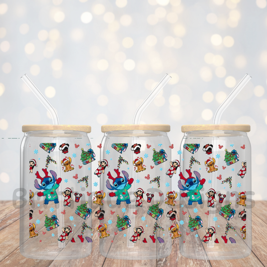 16oz Double Sided UV DTF Wrap #191 Christmas