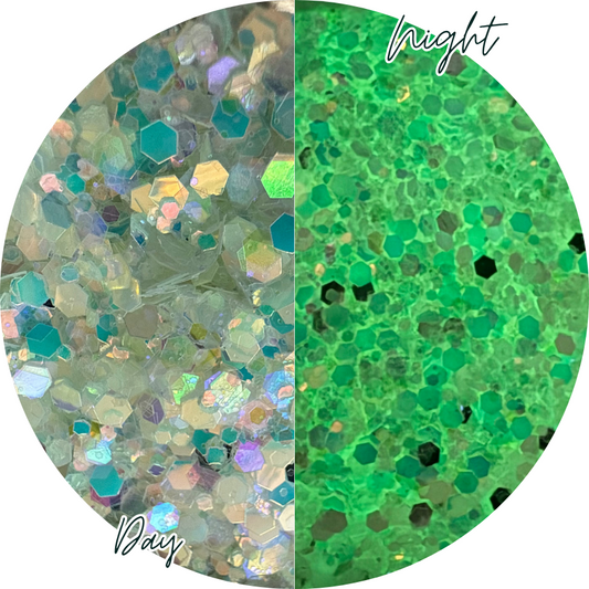 Frosted Venon | Glow In The Dark Glitter | 50g Shaker