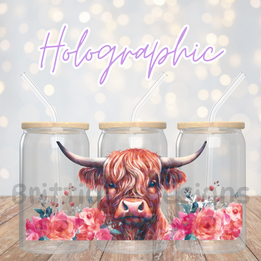 16oz Holographic UV DTF Wrap #44