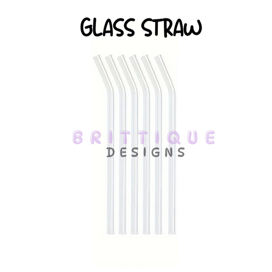 Premium Bent Glass Straw