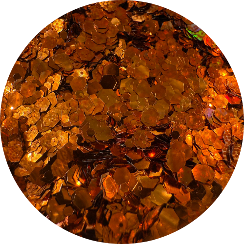 Copper Gleam | Metallic | Chunky Glitter | 50g Shaker