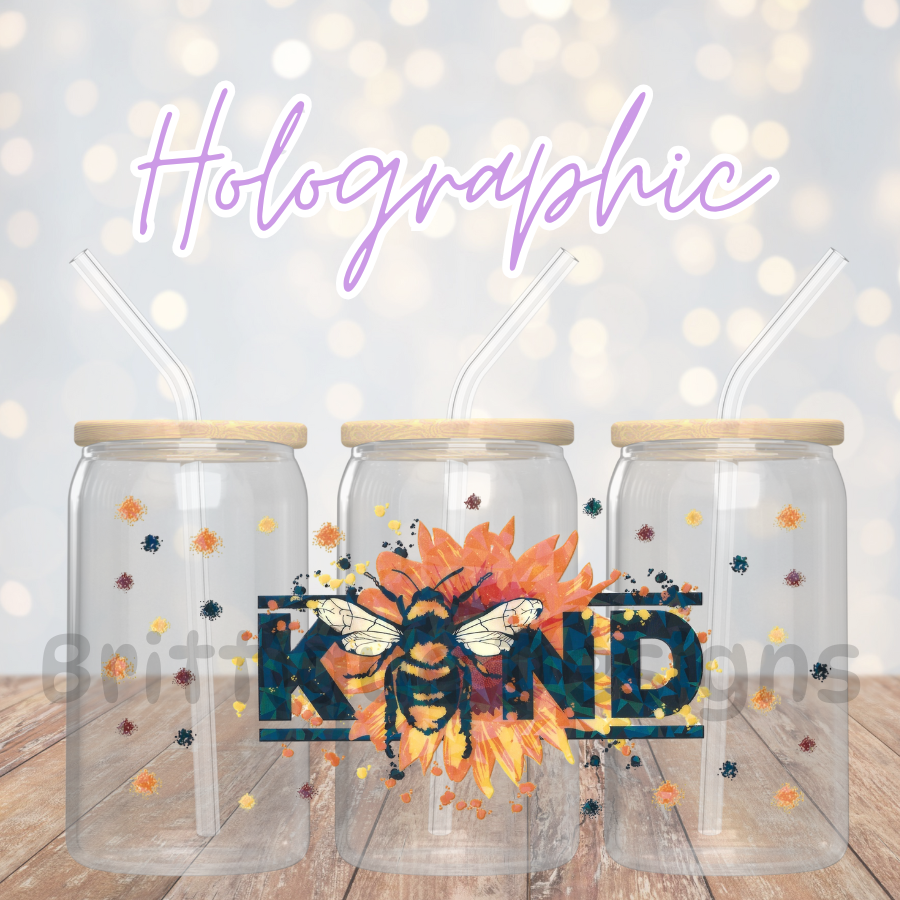 16oz Holographic UV DTF Wrap #16