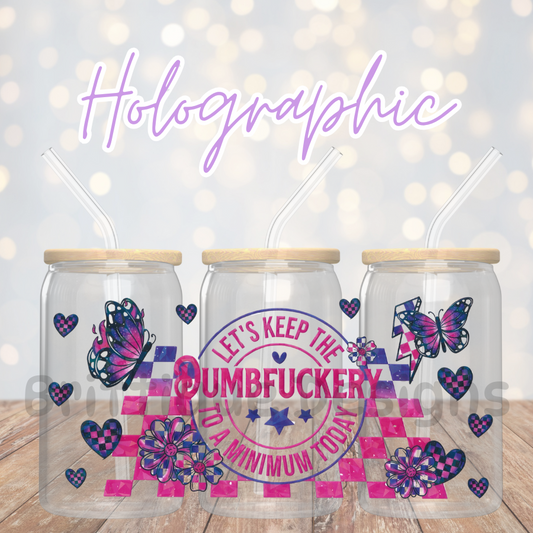16oz Holographic UV DTF Wrap #20