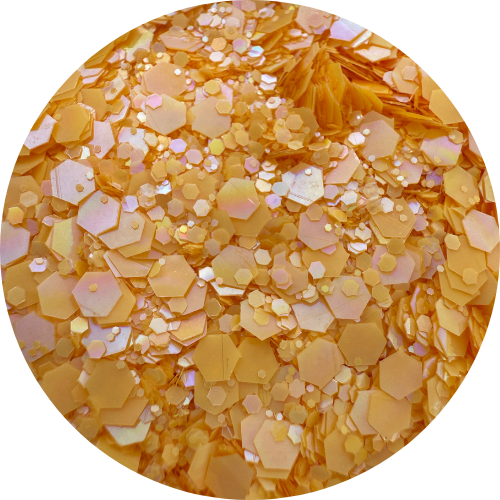 Orange Fizz | Holograpic | Chunky Glitter | 50g Shaker
