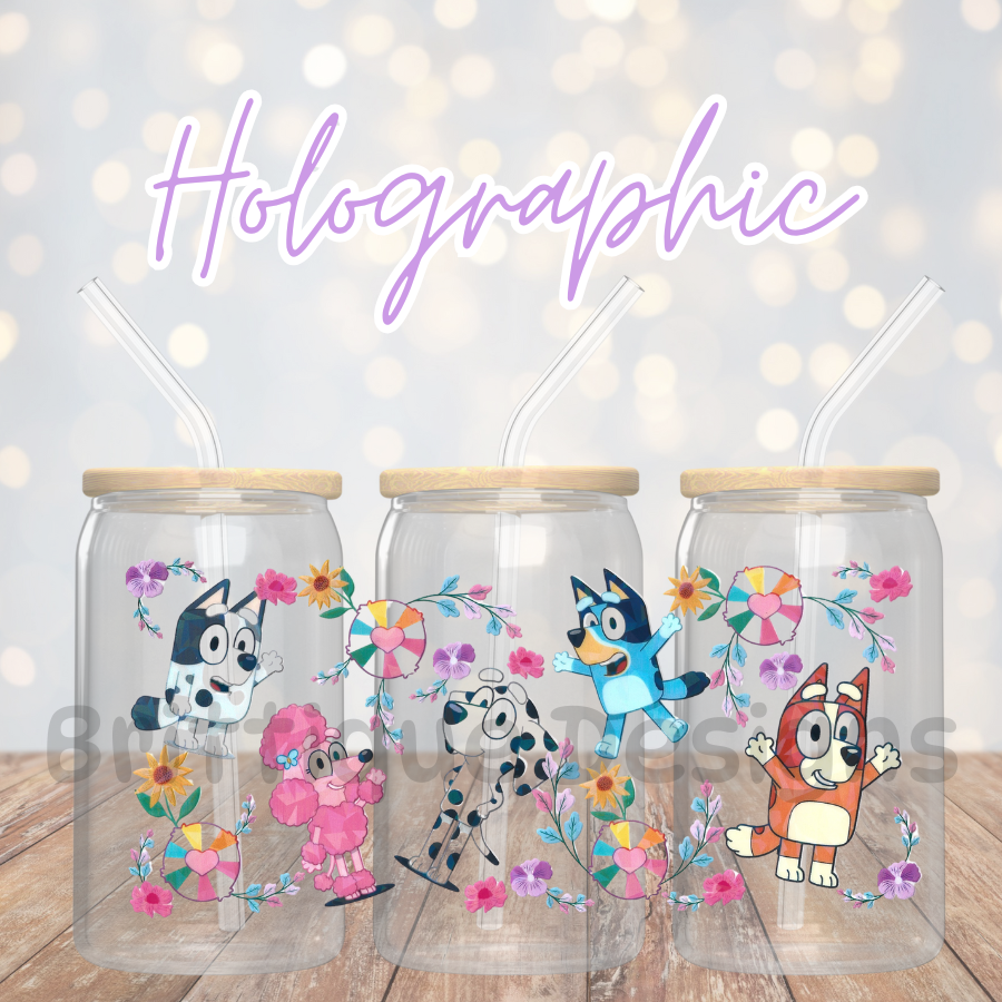 16oz Holographic UV DTF Wrap #32
