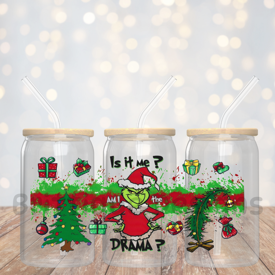 16oz Double Sided UV DTF Wrap #272 Christmas