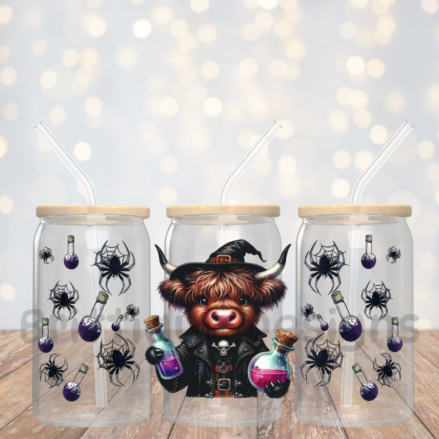 16oz Double Sided UV DTF Wrap #151 Halloween