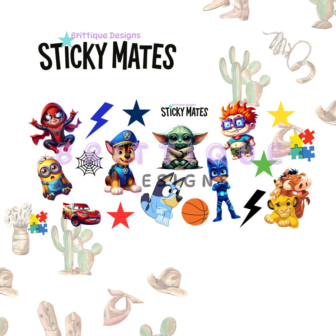 DIY 'Sticky Mates' Cup Kit