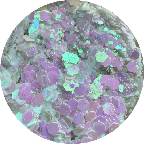 Marshmallow Blush | Colour Shifting | Chunky Glitter | 50g Shaker