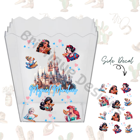 Magical Munchies | Popcorn Bucket UV DTF