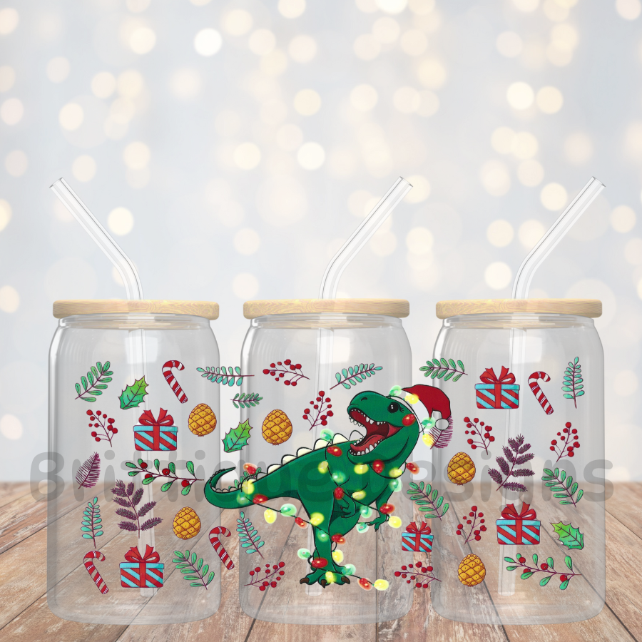 16oz Double Sided UV DTF Wrap #241 Christmas