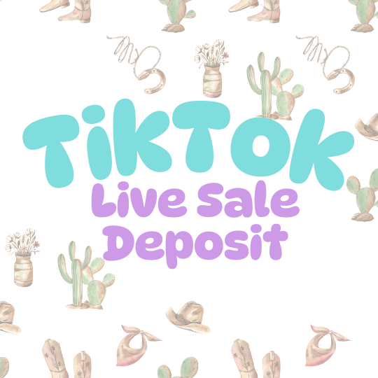 TikTok Live Sale Deposit