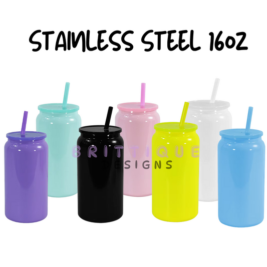 16oz Stainless Steel Sublimation | Blank