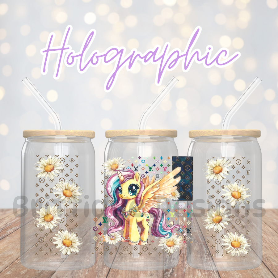 16oz Holographic UV DTF Wrap #29