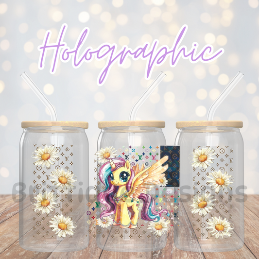 16oz Holographic UV DTF Wrap #29