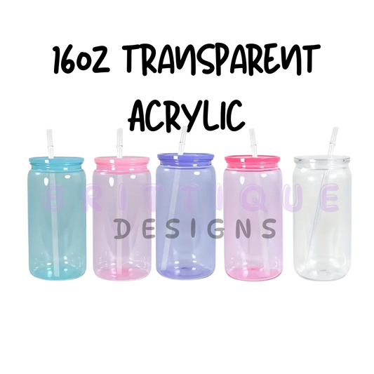 16oz Acrylic Transparent Libbey | Blank