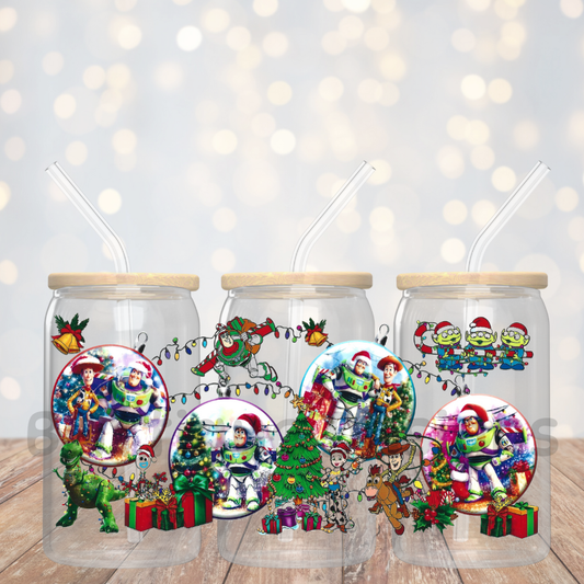 16oz Double Sided UV DTF Wrap #289 Christmas