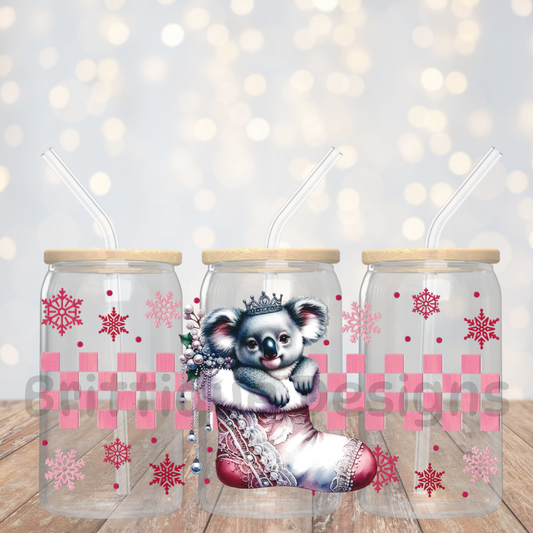 16oz Double Sided UV DTF Wrap #364 Christmas