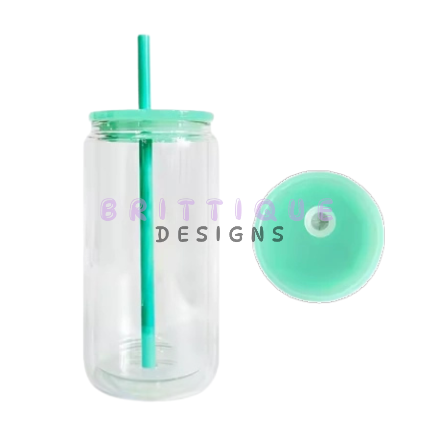 16oz Acrylic Snow Globe Tumbler | Blank