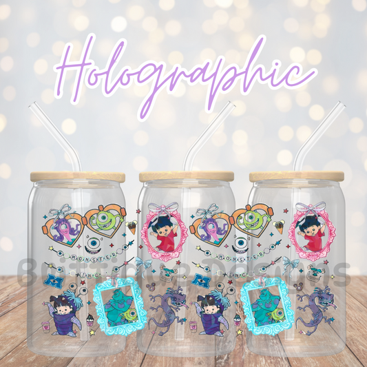 16oz Holographic UV DTF Wrap #26