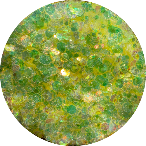 Yellow Flash | Translucent Fluffy Glitter | 50g Shaker
