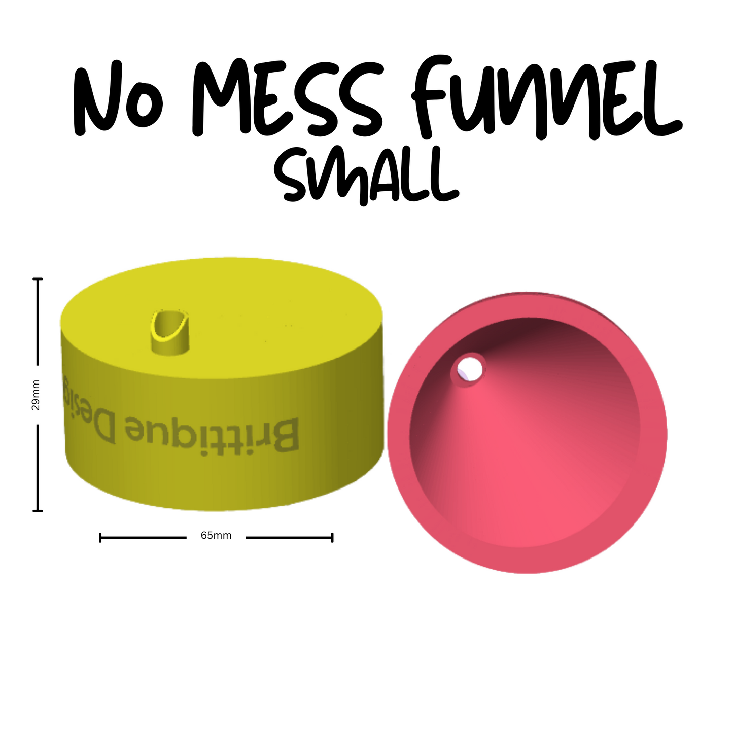 No Mess Glitter Funnel | 3D Printed Craft Funnel