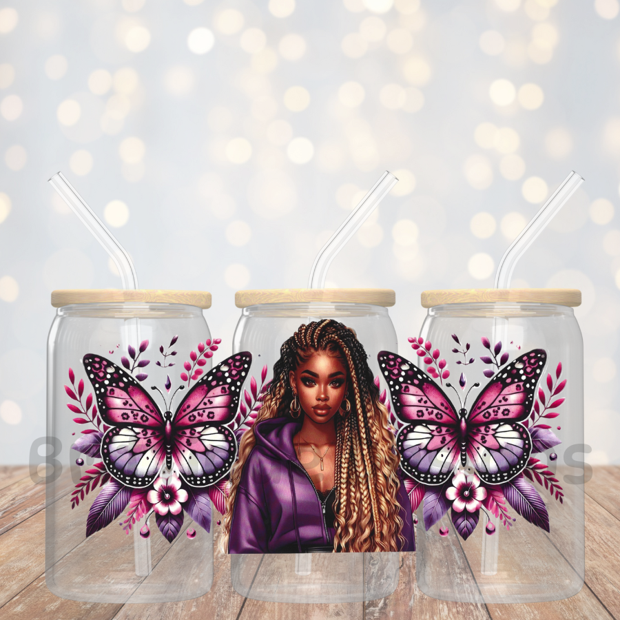 16oz Double Sided UV DTF Wrap #86