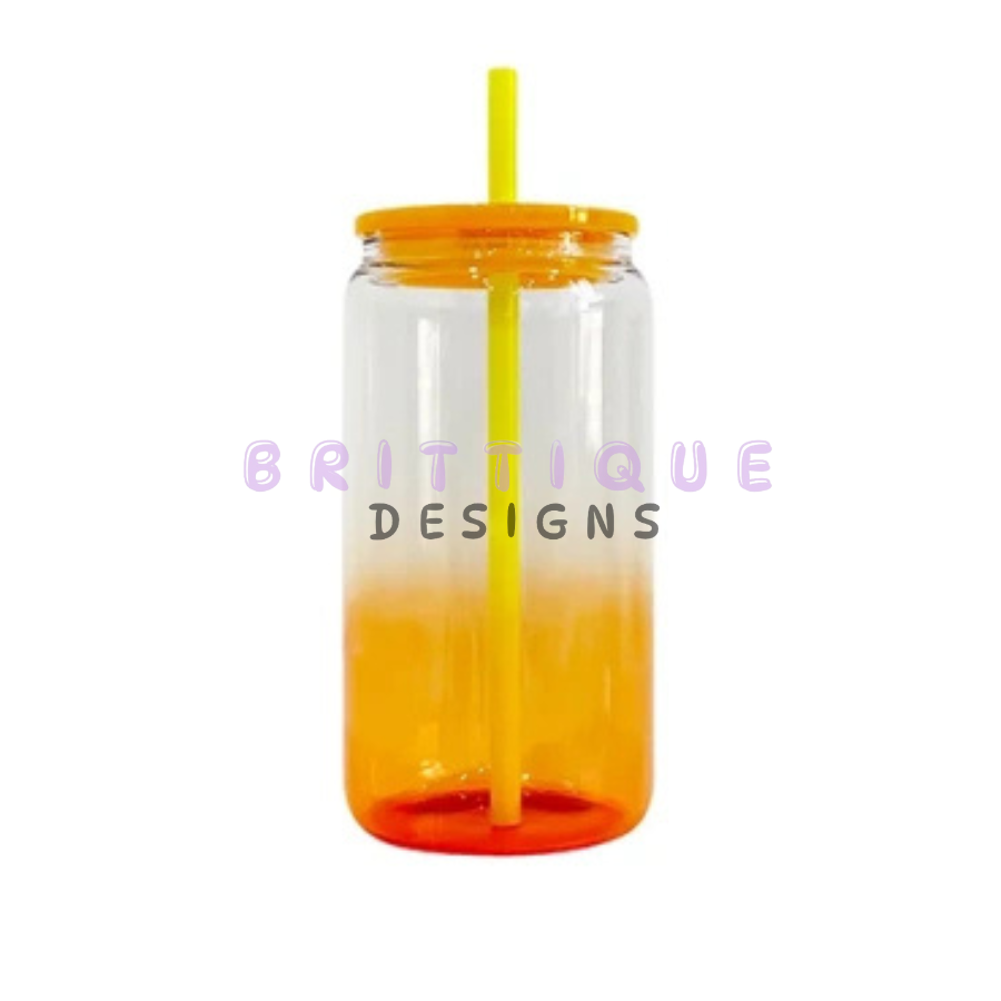 16oz Sublimation Ombre Jelly Glass Libbey | Blank