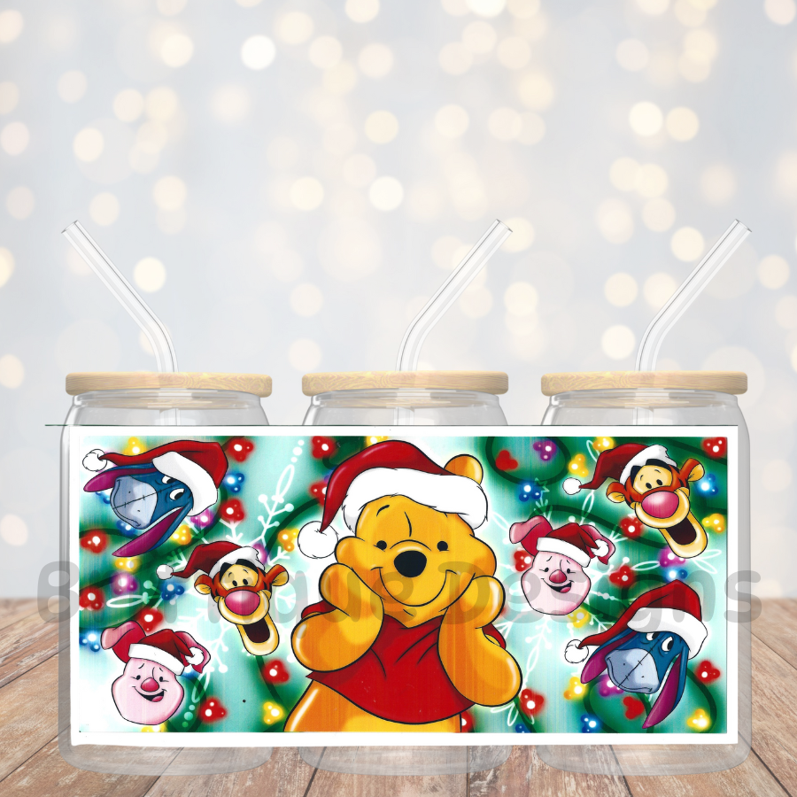 16oz Double Sided UV DTF Wrap #19 Christmas