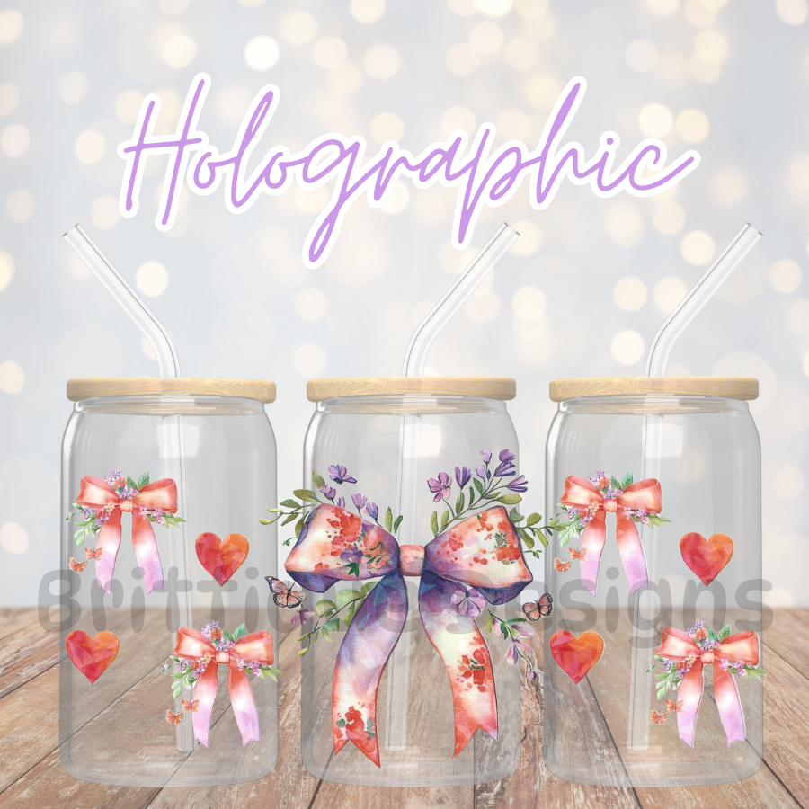 16oz Holographic UV DTF Wrap #28
