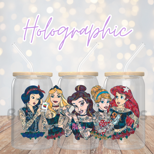 16oz Holographic UV DTF Wrap #10