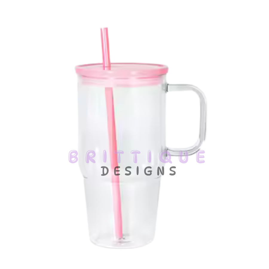 20oz Sublimation Glass Mug Blank