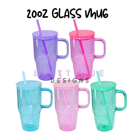 20oz Sublimation Glass Mug Blank