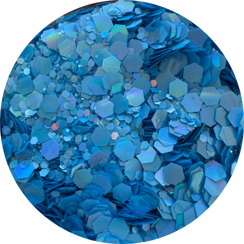 Bora Bora Blue | Holographic | Chunky Glitter | 50g Shaker