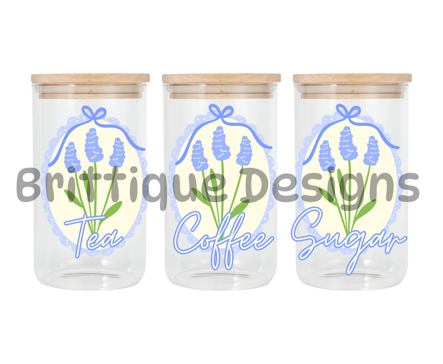 Lavender | Canister Decal | 16oz Double Sided UV DTF | #419