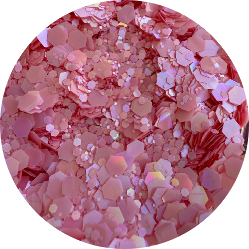 Flamingo Flair | Holographic | Chunky Glitter | 50g Shaker