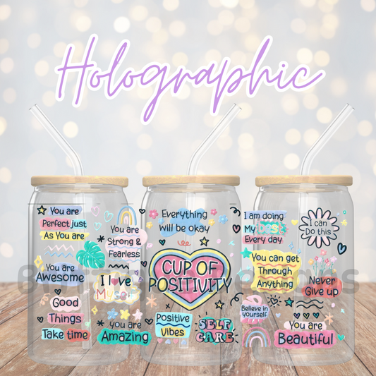 16oz Holographic UV DTF Wrap #35