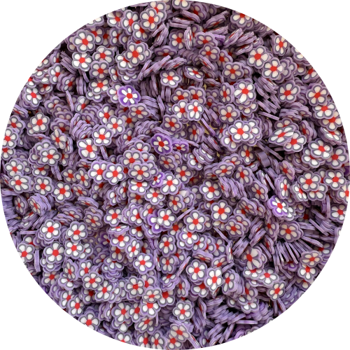 Purple Blossom | Polymer Clay Pieces