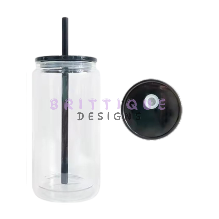16oz Acrylic Snow Globe Tumbler | Blank