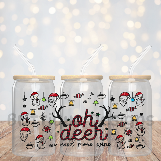 16oz Double Sided UV DTF Wrap #269 Christmas