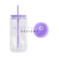 16oz Acrylic Snow Globe Tumbler | Blank