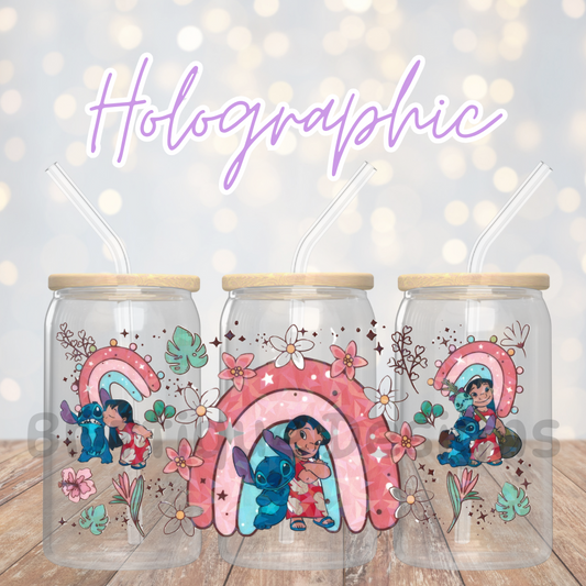 16oz Holographic UV DTF Wrap #21
